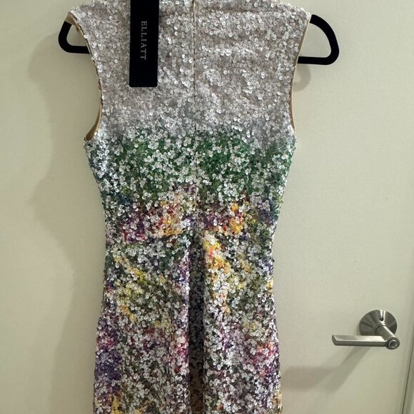 [NWT] Elliatt - Arden Shift Mini Dress in Multi Ombre - Size XS - Picture 5 of 9